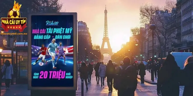 Billboard Rik88 xuất hiện tại nhiều quốc gia